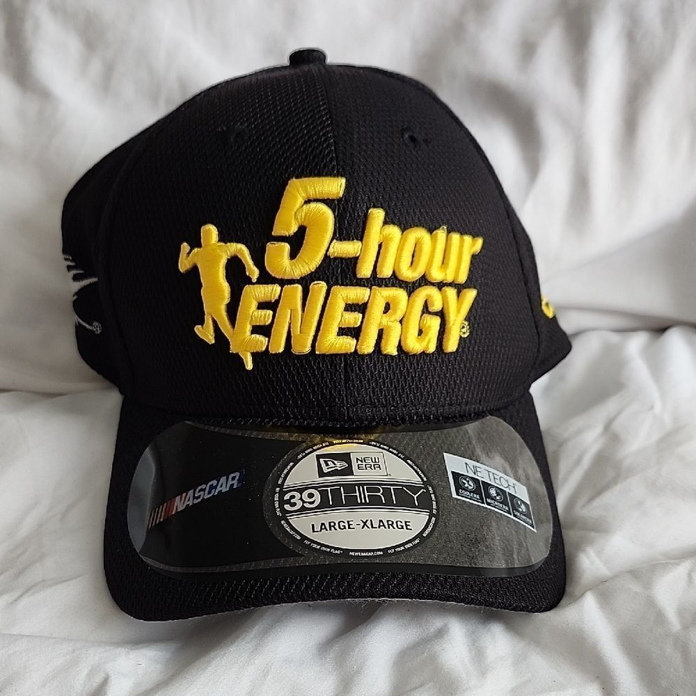Nascar New Era 5 Hour Energy 15 Clint Bowyer Stretchfit Hat - NEW